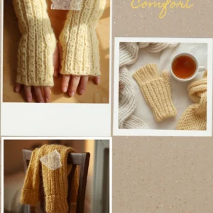 Cloudburst – Luvas sem dedos em ponto rendado (Padrao pdf)