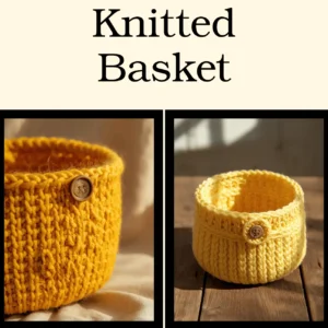It's Just a Knit Basket – Cesto de Tricô (Padrão PDF)