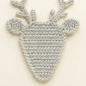 Stag Applique Modèle au Crochet – Téléchargement PDF Instantané